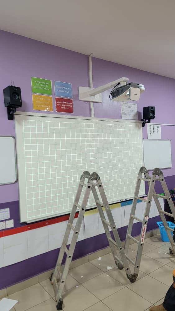 French School Uganda installation by ZimIoTix Innovations — AV Installation