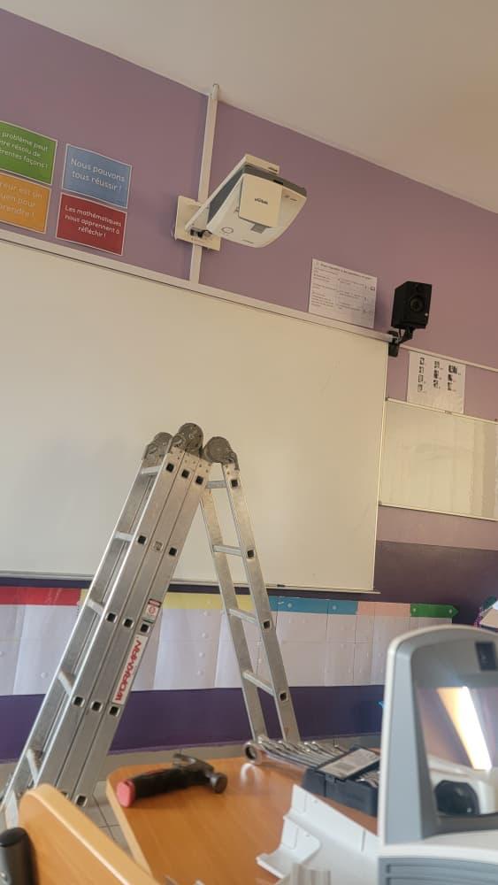 French School Uganda installation by ZimIoTix Innovations — Lecture Theatre